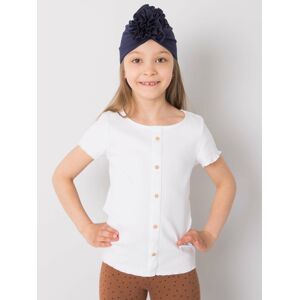 Tmavě modrý turbanový klobouk pro dívku jedna velikost