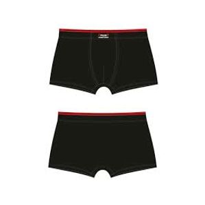 Pánské boxerky Premium VBE-441 - C+3 černo-červená L