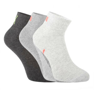 3PACK ponožky Puma šedé (100000957 005) M