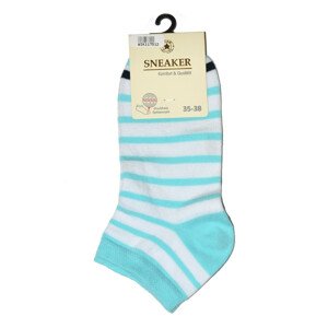 Dámské ponožky WiK 1175 Star Socks 35-42 bílo-nebesky modrá 35-38