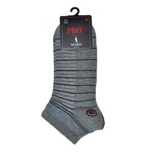 Pánské ponožky PRO Cotton Man Spotrs 10529 41-44 šedá melanž 41-44
