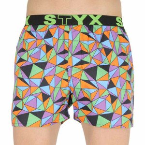Pánské trenky Styx art sportovní guma trojúhelníky (B1056) XL