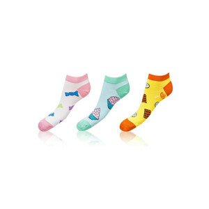 Dámské nízké ponožky Bellinda Crazy Socks BE491005-309 3pack léto 43-46