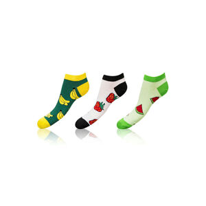 Dámské nízké ponožky Bellinda Crazy Socks BE491005-329 3pack ovoce 35-38