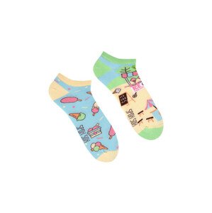 Nepárové nízké ponožky Spox Sox Lody 36-46 vícebarevný 40-43