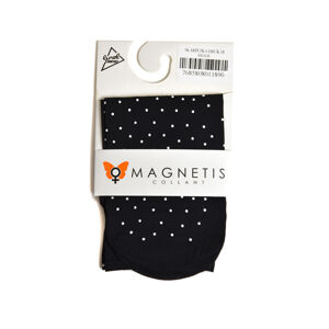 Dámské ponožky 18 s potiskem - Magnetis černo - bílá 36/38