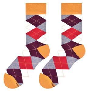 Pánské ponožky MORE 051 ŽLUTÁ / BARVA A NÁMĚSTÍ 39/42