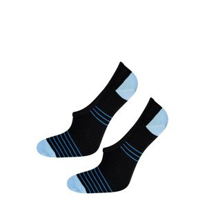 Dámské ponožky baleríny Soxo 42412 Silikon Černá 40-45
