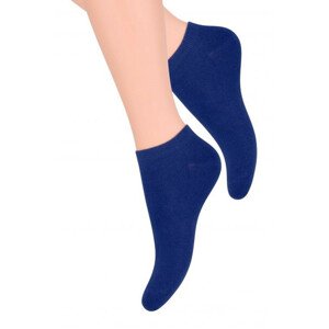 Dámské ponožky 052 dark blue - Steven tmavě modrá 35/37
