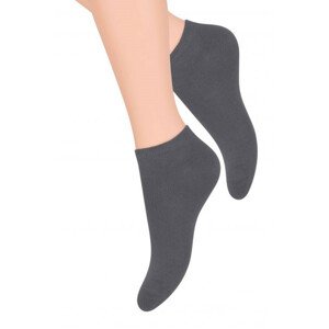 Dámské ponožky 052 grey - Steven šedá 35/37