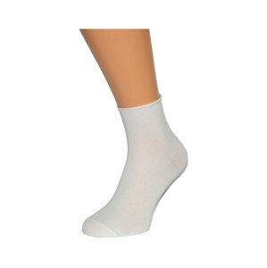 Hladké dámské ponožky Bratex Lady 8422 šedá melanž 39-41