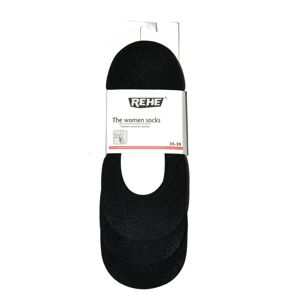 Dámké ponožky baleríny Ulpio 5038 Rehe Cotton ABS A'3 Černá 35-39