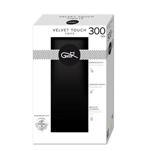 Dámské punčochové kalhoty Gatta Velvet Touch 300 den Nero 3/4-L / XL