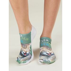 Dámské ponožky s potiskem kočky 38-42