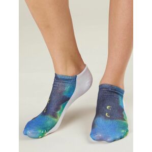 Krátké dámské ponožky s kočičím potiskem 35-39