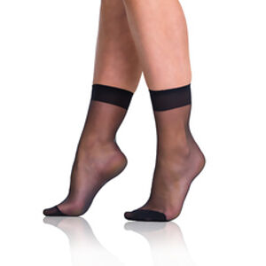 Dámské silonkové ponožky FLY SOCKS 15 DEN - BELLINDA - černá UNI