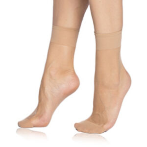 Dámské silonkové ponožky FLY SOCKS 15 DEN - BELLINDA - almond UNI