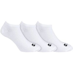 3 páry sportovních neviditelných ponožek Champion CHAMPION NO SHOW SOCKS 3x - CHAMPION - bílá 43 - 46