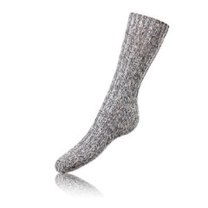 Zimní unisex ponožky NORWEGIAN STYLE SOCKS - BELLINDA - šedá 35 - 38