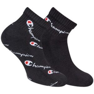 Sportovní kotníkové ponožky 2 páry CHAMPION ANKLE FASHION MIX 2x - CHAMPION - černá 35 - 38
