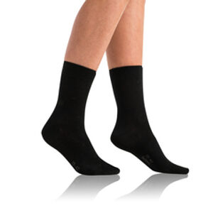 Dámské bavlněné ponožky 2 páry CLASSIC SOCKS 2x - BELLINDA - černá 35 - 38