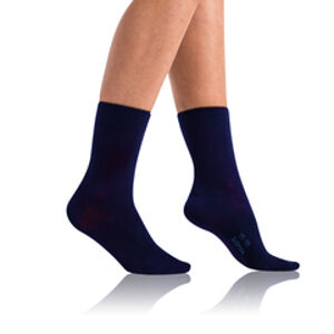 Dámské bavlněné ponožky 2 páry CLASSIC SOCKS 2x - BELLINDA - modrá 35 - 38