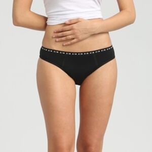 Noční i denní menstruační kalhotky DIM MENSTRUAL NIGHT SLIP - DIM - černá L