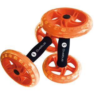 Pánské cvičební pomůcky Double Ab wheel - orange OSFA  - Sveltus