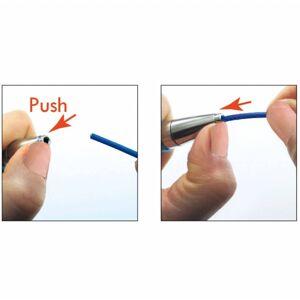 Cvičební pomůcky Aluminium skipping rope (pencil) OSFA  - Sveltus