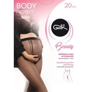 Těhotenské punčochové kalhoty GB BODY PROTECT 20 DEN Nero 4-L