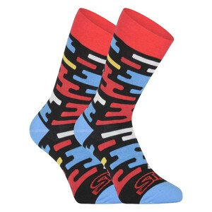 Veselé ponožky Styx vysoké Flat (H1154) XL