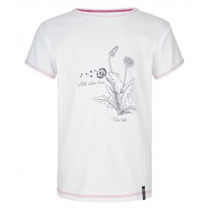 Dívčí bavlněné tričko Avio-jg bílá - Kilpi 134