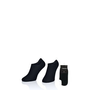 Pánské ponožky Intenso 006 Luxury Soft Cotton Černá 44-46