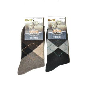 Pánské ponožky 8788 Thermo Wool - GNG tm.design v šedé barvě 39-42