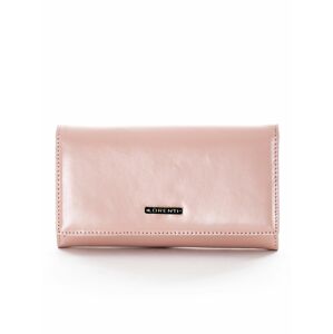 Dámská růžová kožená peněženka jedna velikost