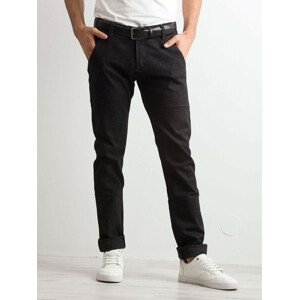 Pánské černé džínové džíny 30