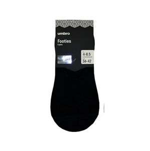 Dámské ponožky ťapky Umbro 223858-223859 Foties A'3 bílo-černošedá 36-42