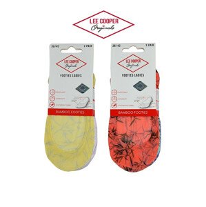 Dámské ponožky baleríny Lee Cooper 37507 Bambus A'3 žluto-bílo-růžová 36-42
