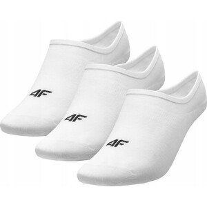 Dámské ponožky 4F SOD007 bílé white solid 35-38