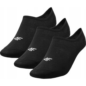 Dámské ponožky 4F SOD007 černé deep black solid 39-42