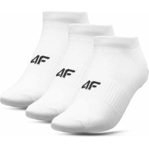 Pánské ponožky 4F SOM006 bílé white solid 39-42