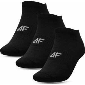 Pánské ponožky 4F SOM006 černé deep black solid 43-46