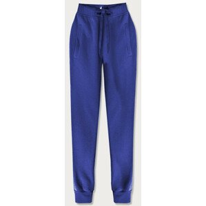 Teplákové kalhoty v chrpové barvě (CK01-15) modrý S (36)