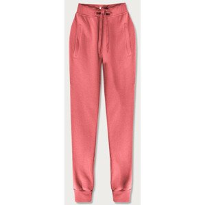 Růžové teplákové kalhoty (CK01-37) Růžová XL (42)