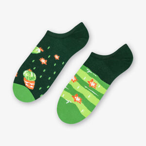 Dámské asymetrické ponožky 005 C.ZIELEŃ/PLANT LOVER 39/42 WOMAN