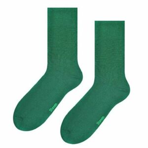Hladké ponožky k obleku 056 ZIELONY 42-44