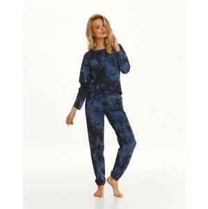 Dlouhé dámské pyžamo 2554 PENNY Zima 2021 granát M