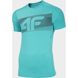 Pánské sportovní tričko 4F TSMF283 Světle modré Modrá S