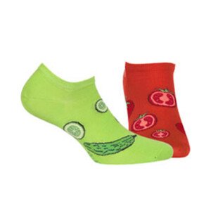Vzorované ponožky FUNKY redgreen 43-46