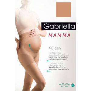 Těhotenské punčochové kalhoty Gabriella Medica Mamma 40 Code 109 Béžový 4-l